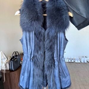 Lucchese fur vest (new)